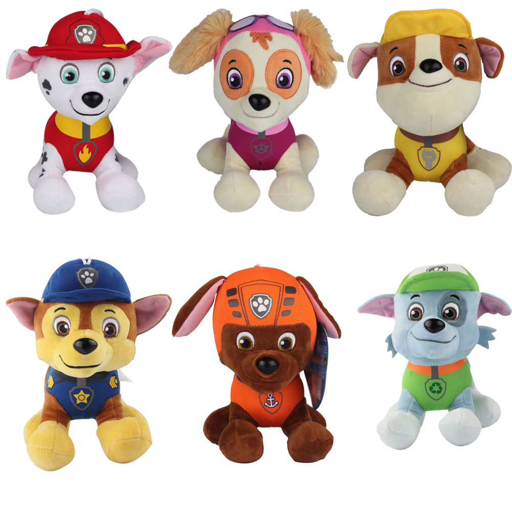 paw patrol plush dogs