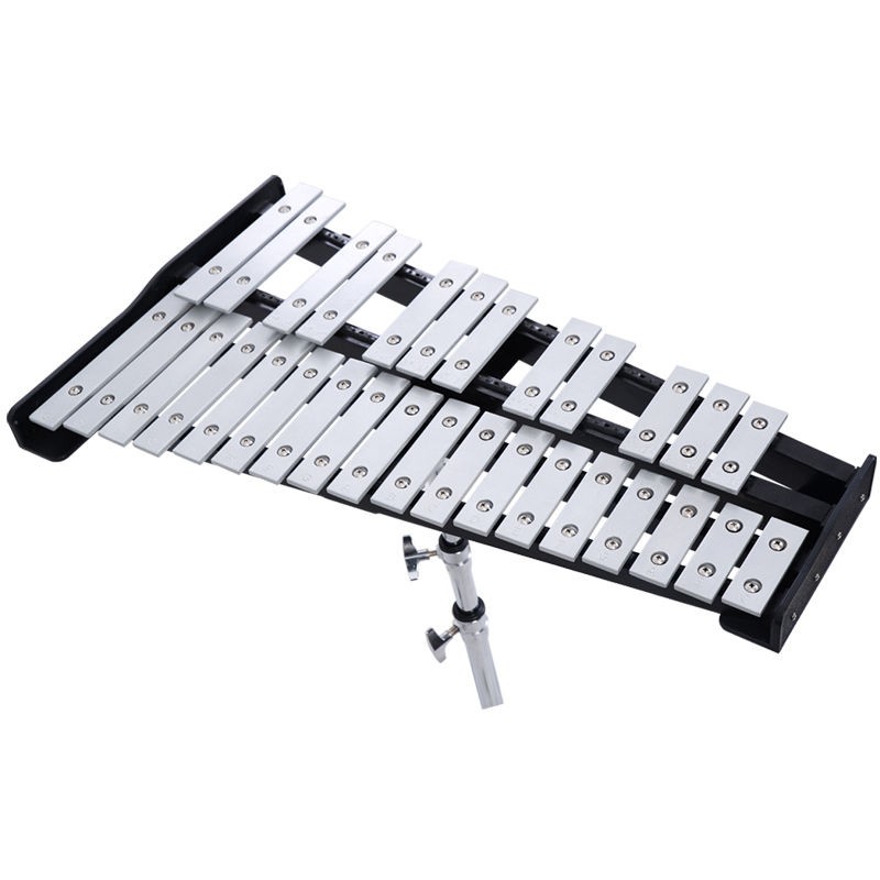 Practice Pad +Mallets+Sticks+Stand Percussion Glockenspiel Bell 30 ...