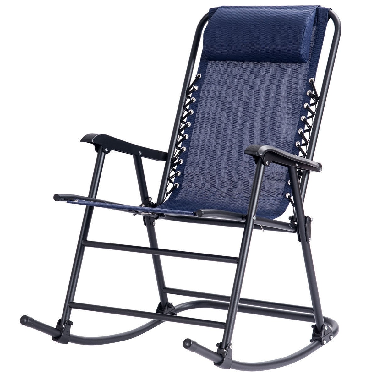 Best Choice Products Folding Rocking Chair Rocker Outdoor Patio