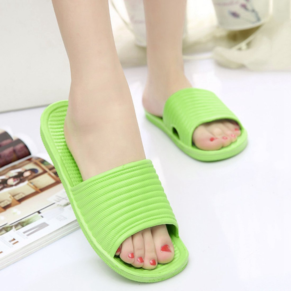Women Anti-Slip Sandals Slide Slippers Summer Cool Bathroom Shower ...