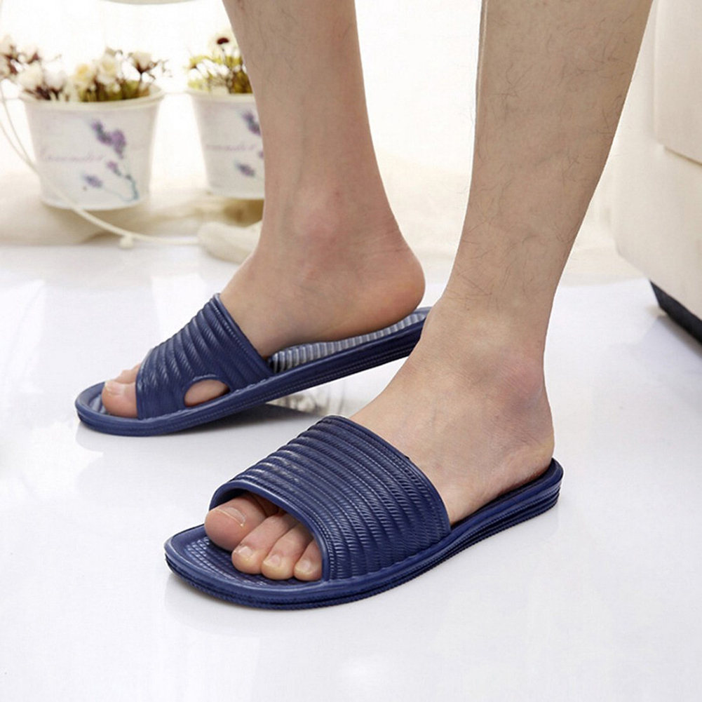 Fashion Unisex Home Bath Anti-Slip Sandals Slide Slippers Bathroom ...