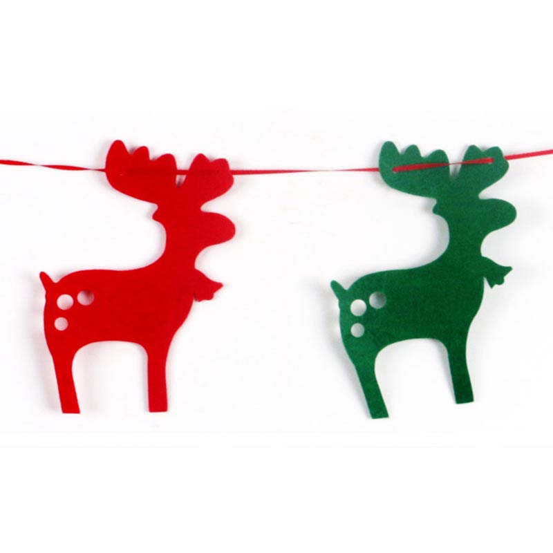 Merry Christmas Bunting Garland Banner Hanging Flag Home Xmas Party ...