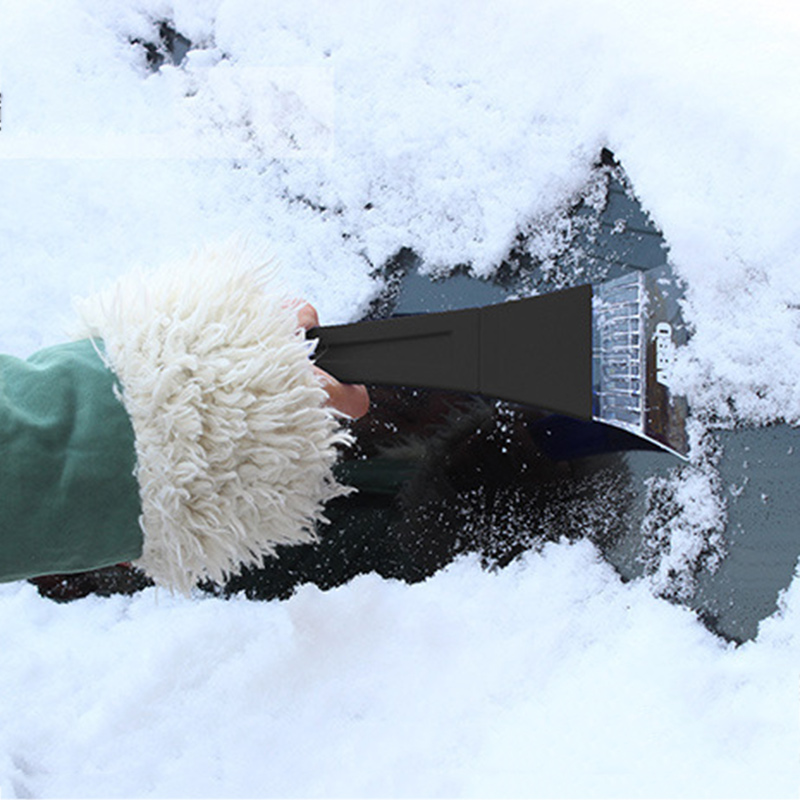 1x Snow Removal Tool Frost Shovel Subzero Auto Emergency For Cars Winter Plastic